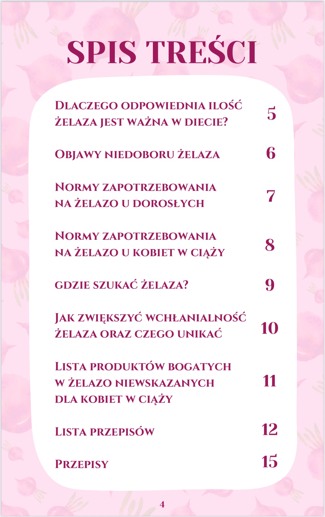Dieta bogata w żelazo